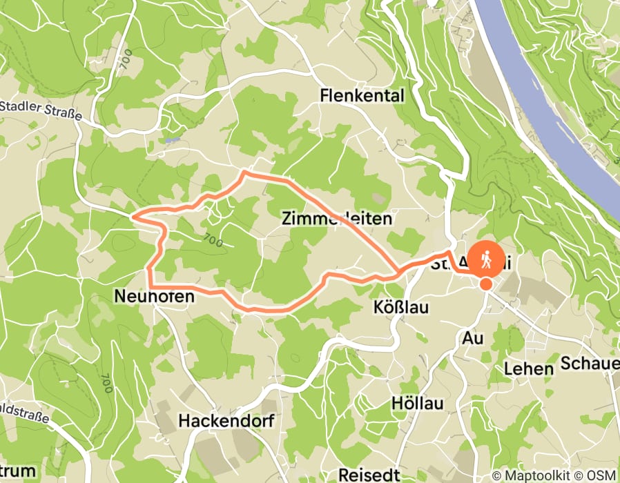 Karte der Tour