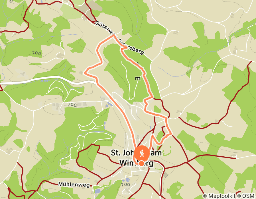 Karte der Tour