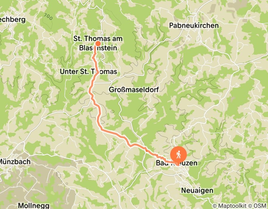 Karte der Tour