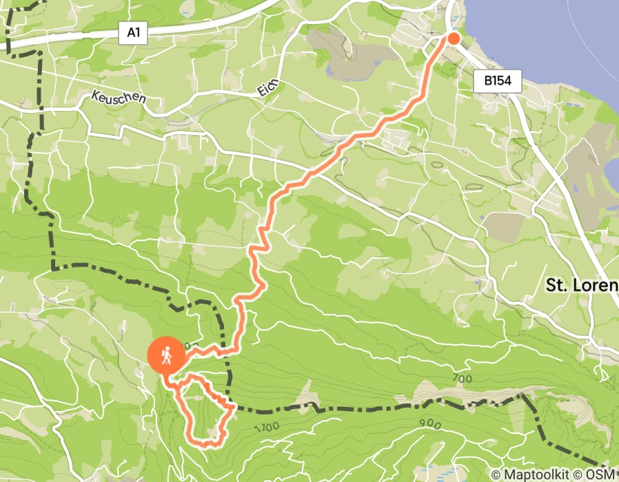 Karte der Tour