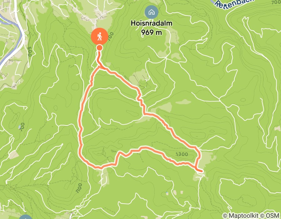 Karte der Tour