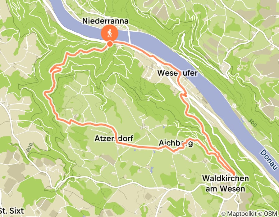 Karte der Tour