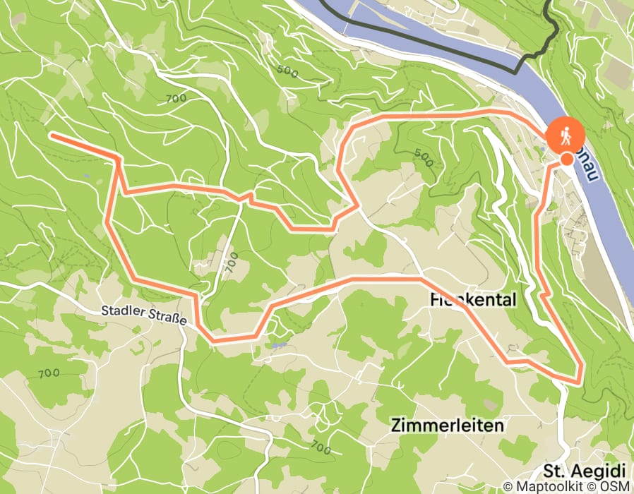 Karte der Tour