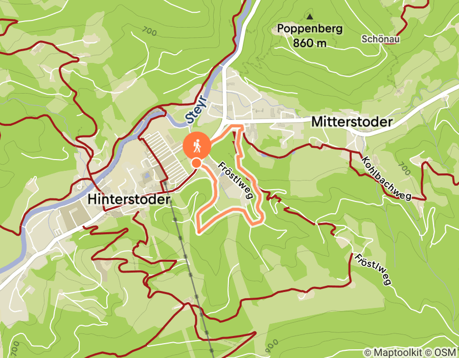 Karte der Tour