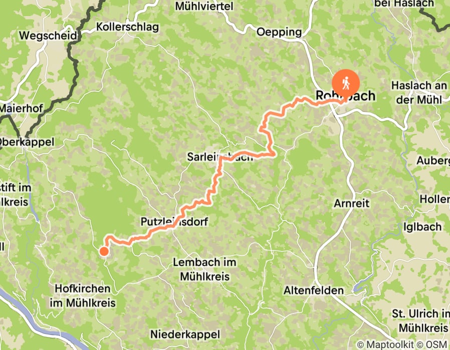 Karte der Tour