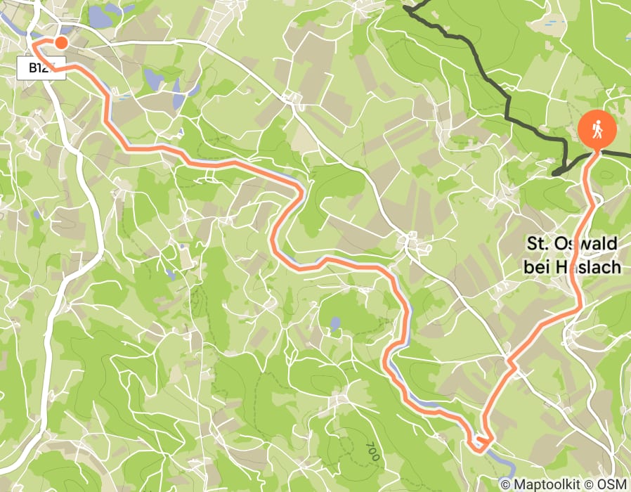 Karte der Tour