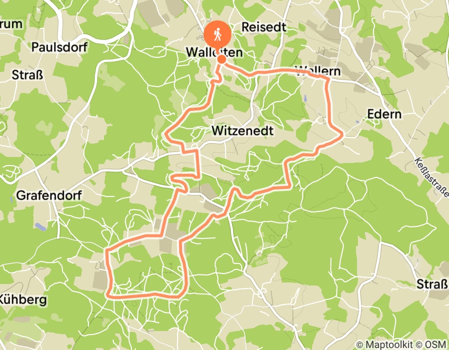 Karte der Tour