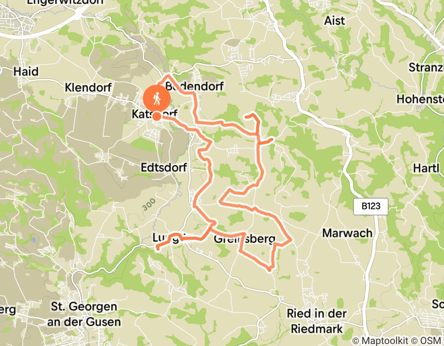 Karte der Tour