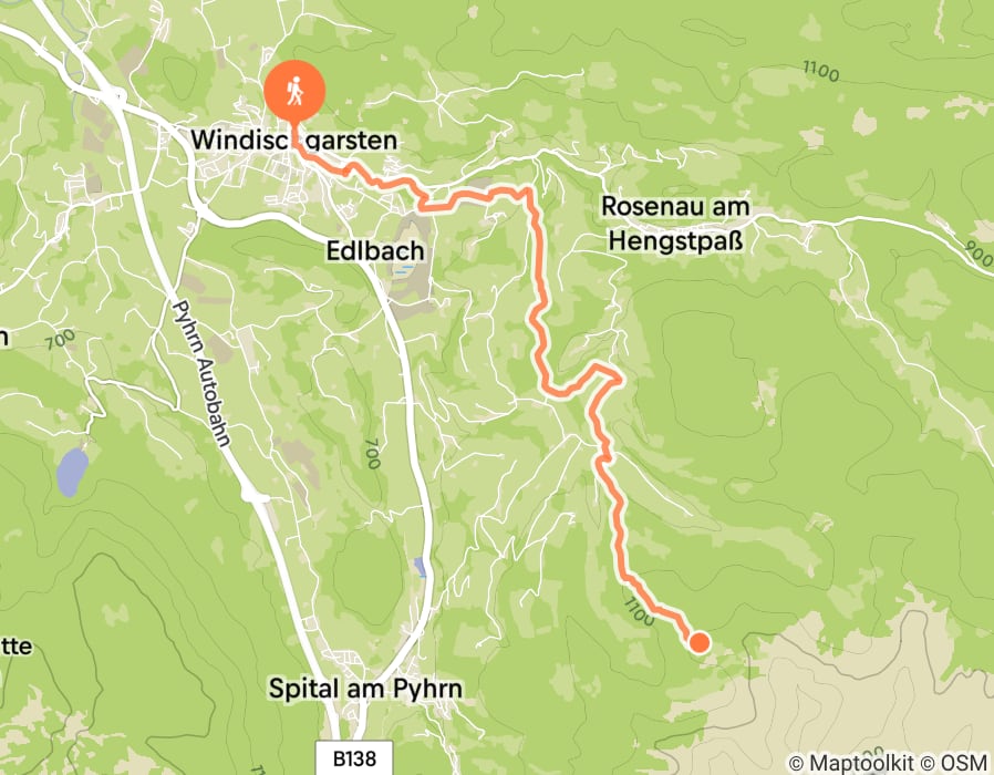 Karte der Tour