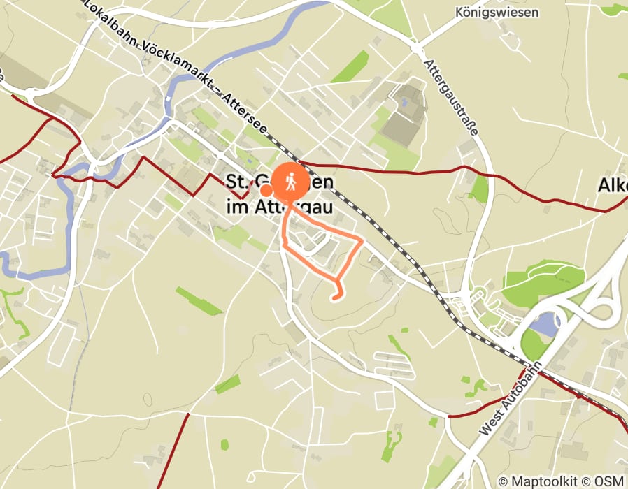 Karte der Tour