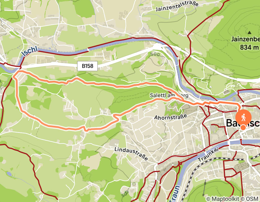Karte der Tour