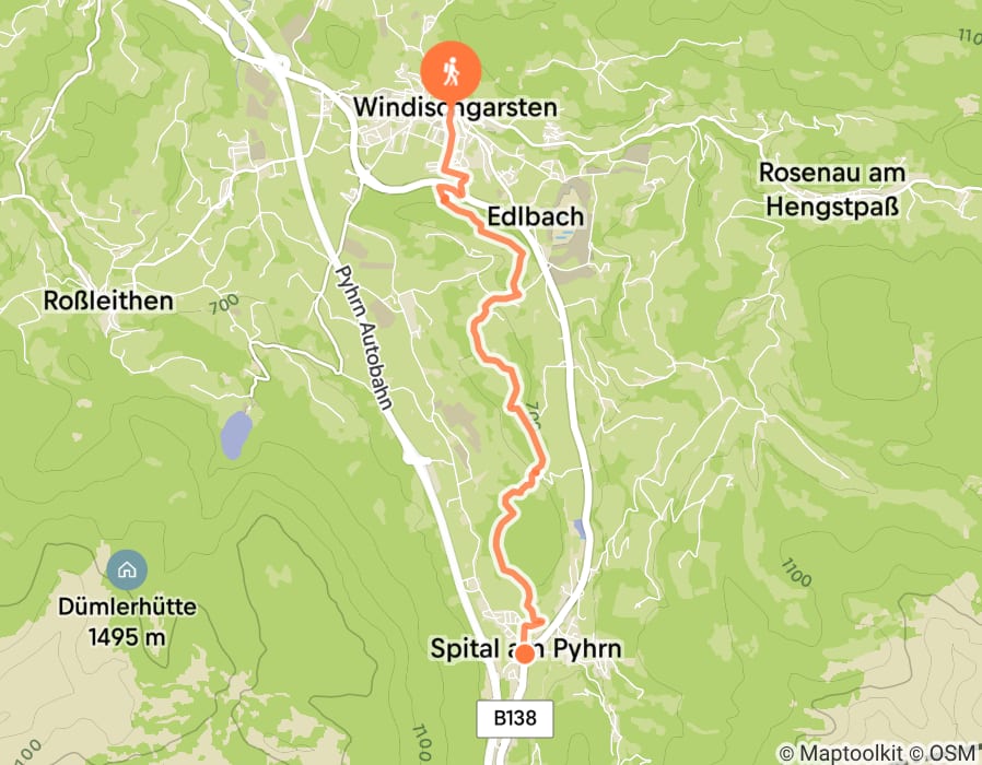 Karte der Tour