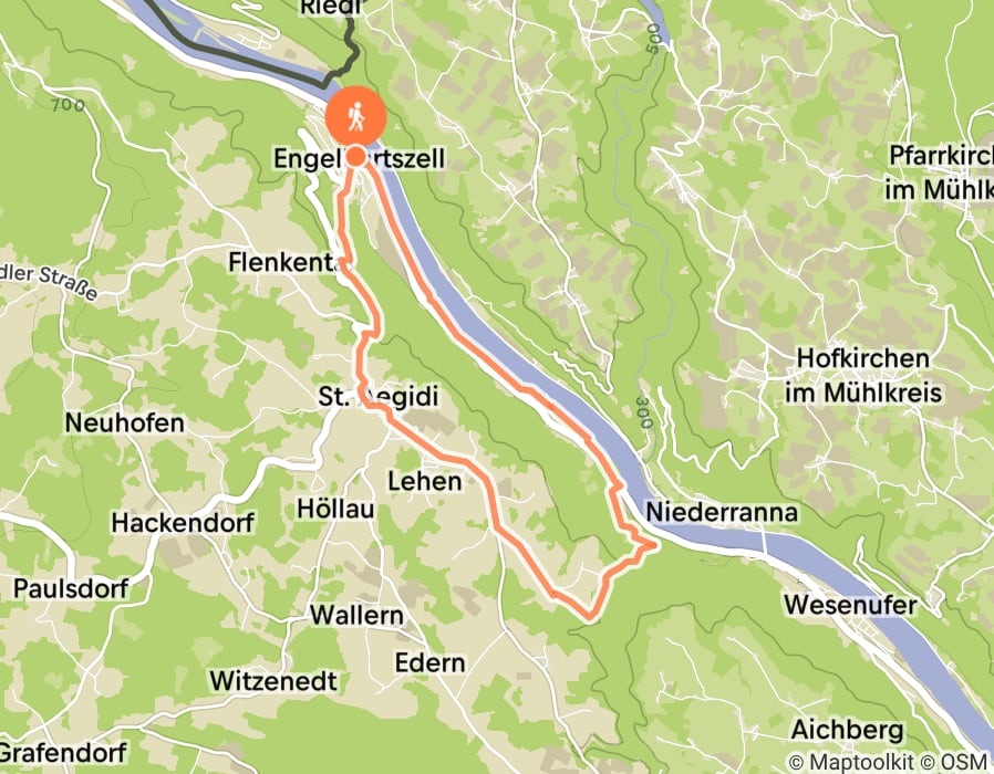 Karte der Tour