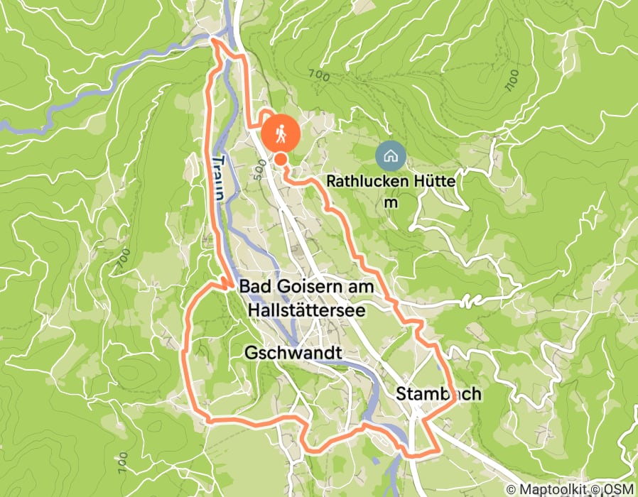 Karte der Tour