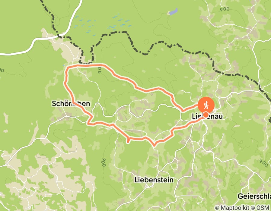 Karte der Tour