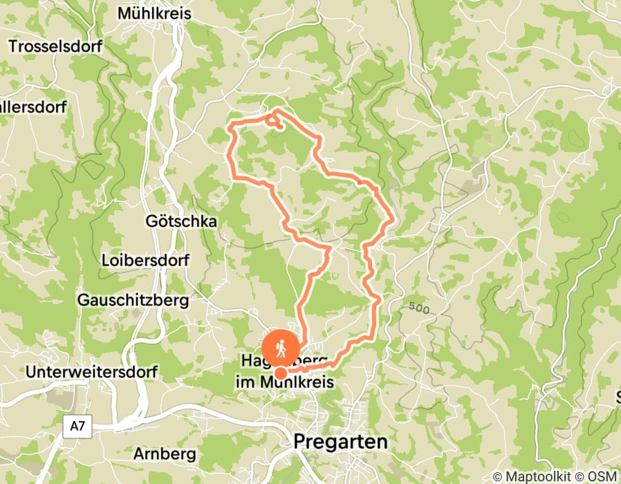 Karte der Tour
