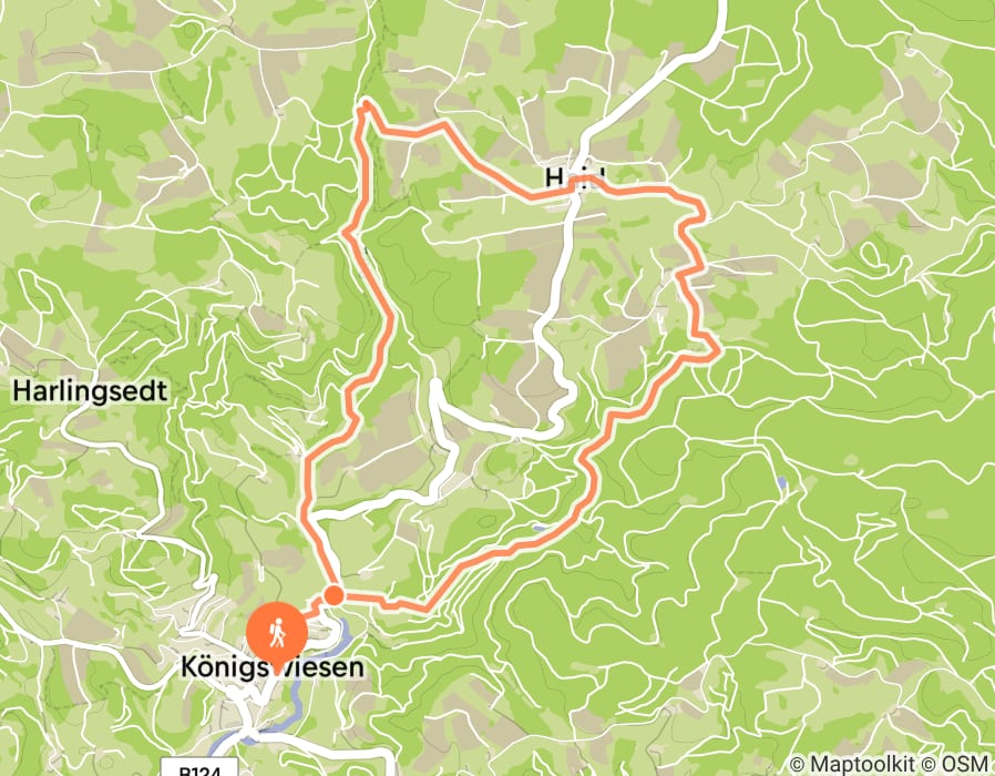 Karte der Tour