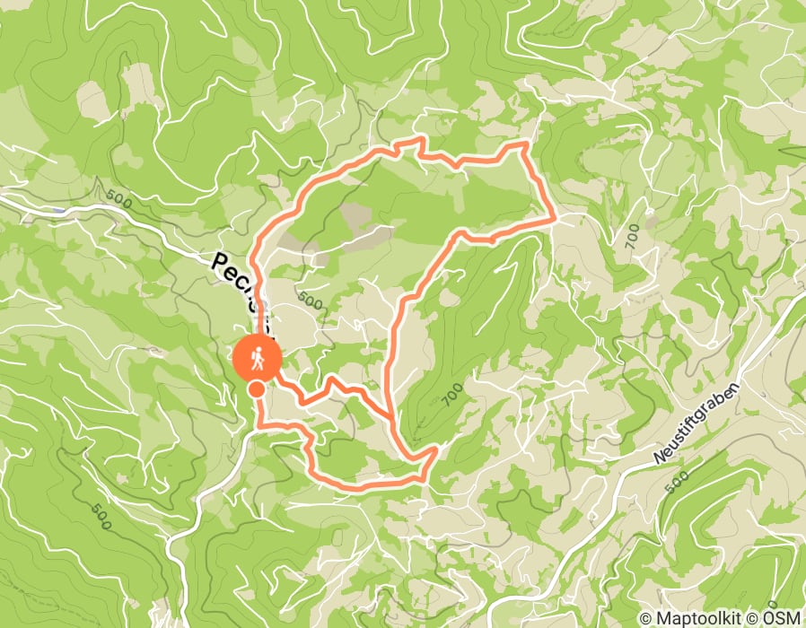 Karte der Tour