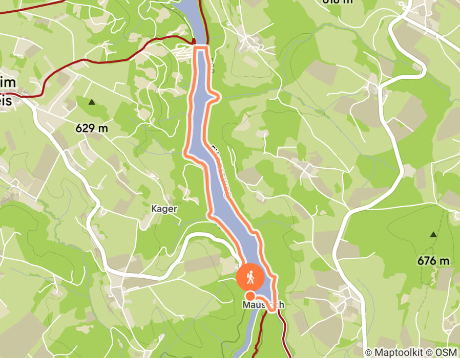 Karte der Tour