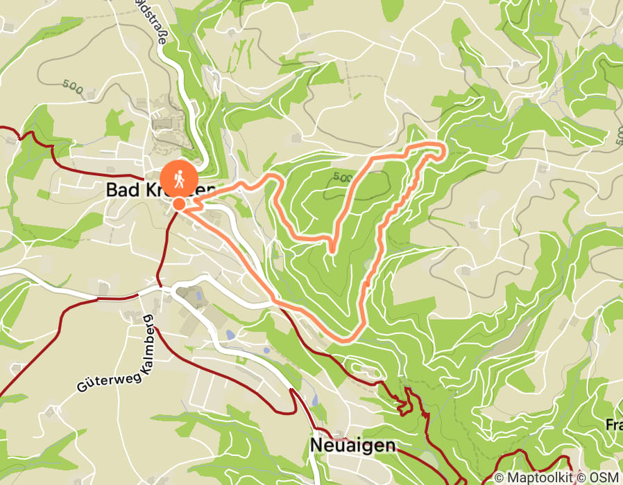 Karte der Tour