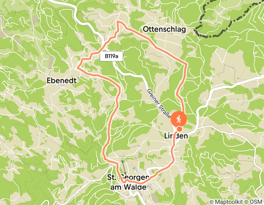 Karte der Tour