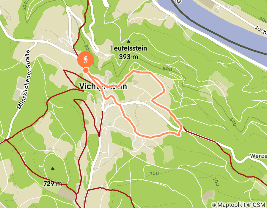 Karte der Tour