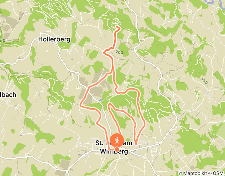 Karte der Tour