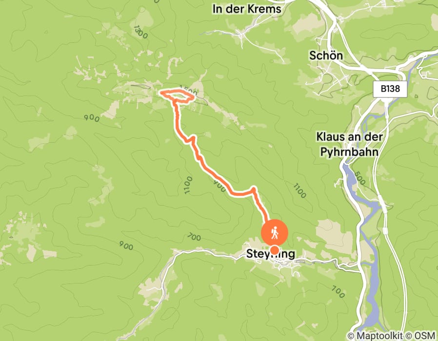 Karte der Tour