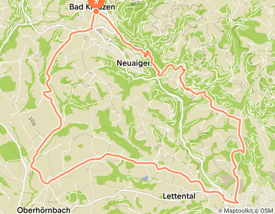 Karte der Tour