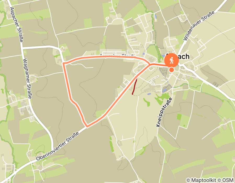 Karte der Tour