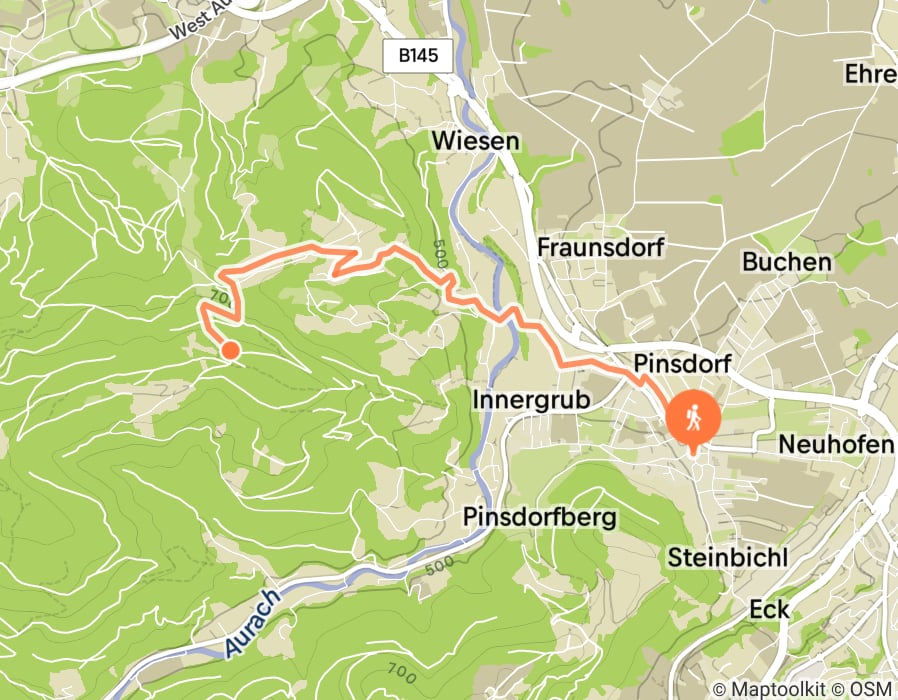 Karte der Tour