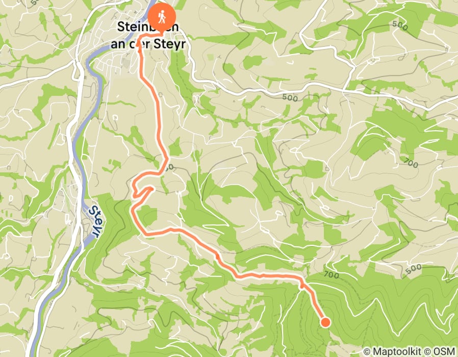 Karte der Tour