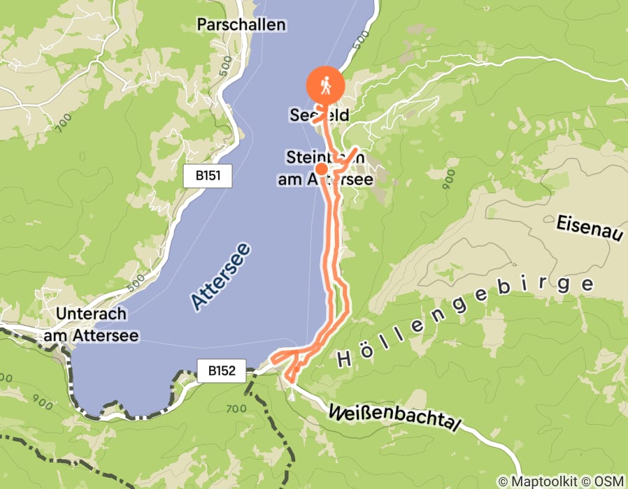 Karte der Tour