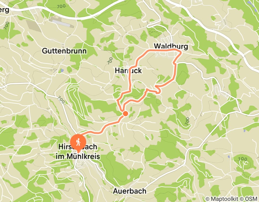 Karte der Tour