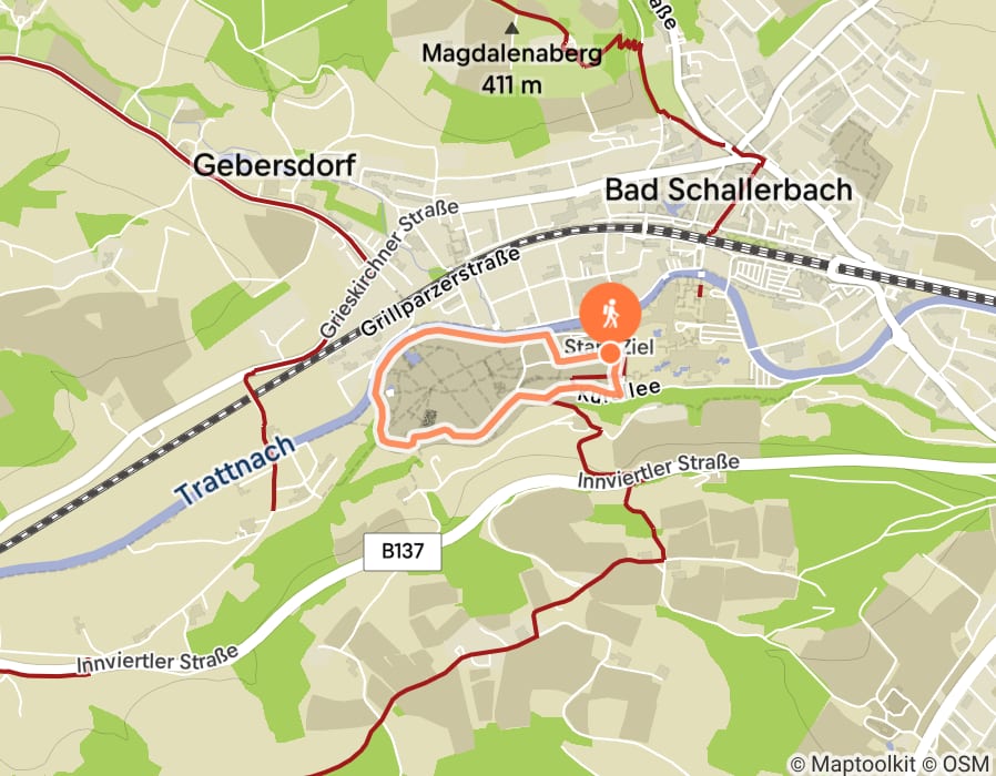 Karte der Tour