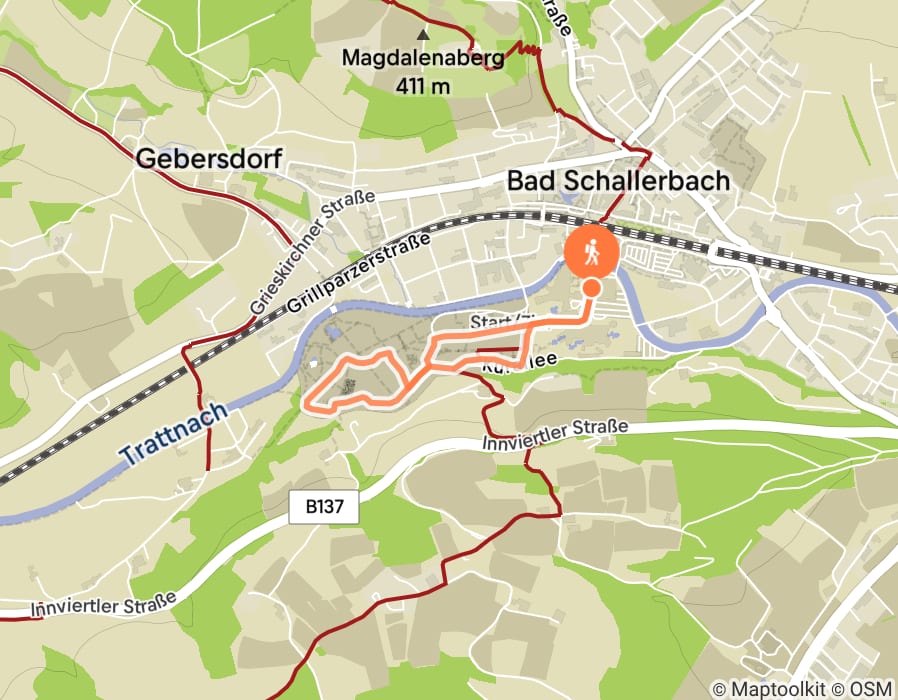 Karte der Tour