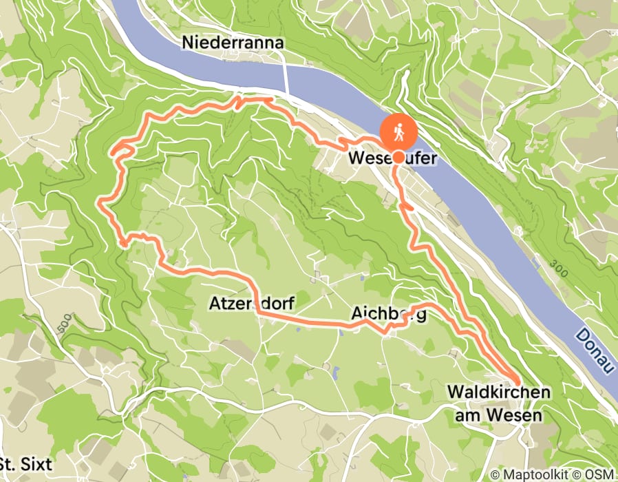 Karte der Tour