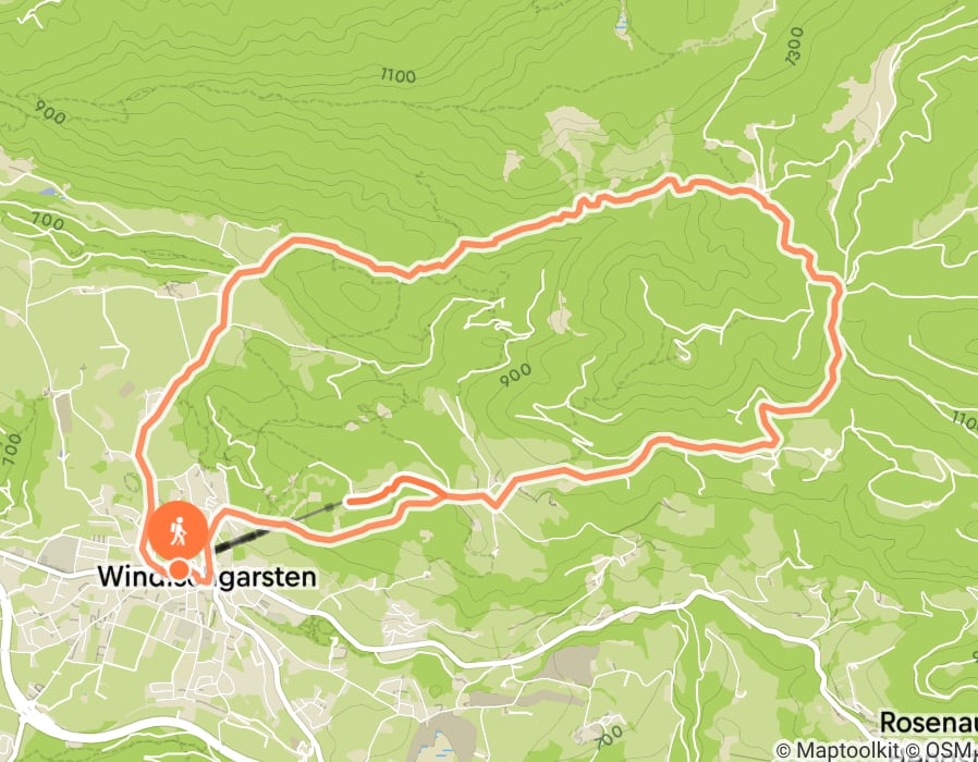Karte der Tour
