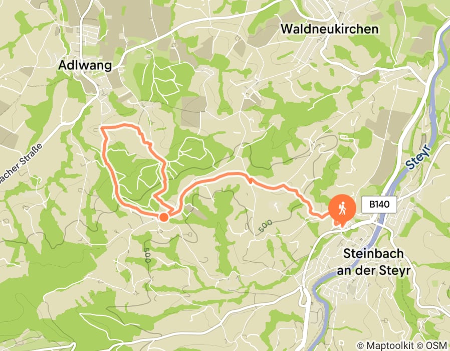 Karte der Tour