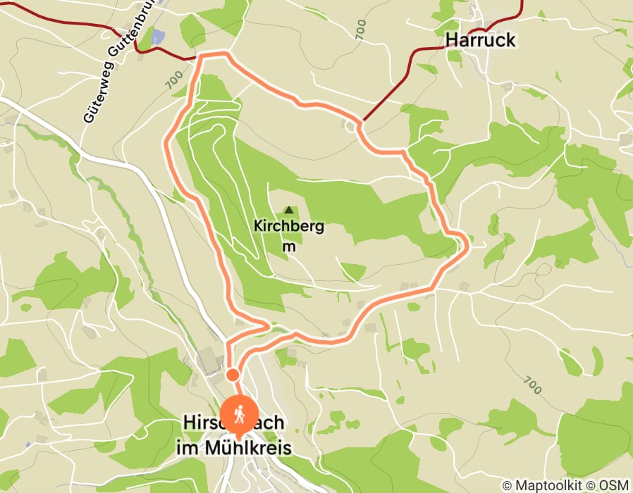 Karte der Tour