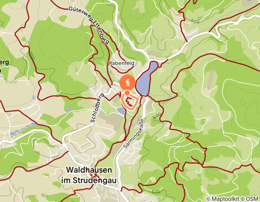 Karte der Tour