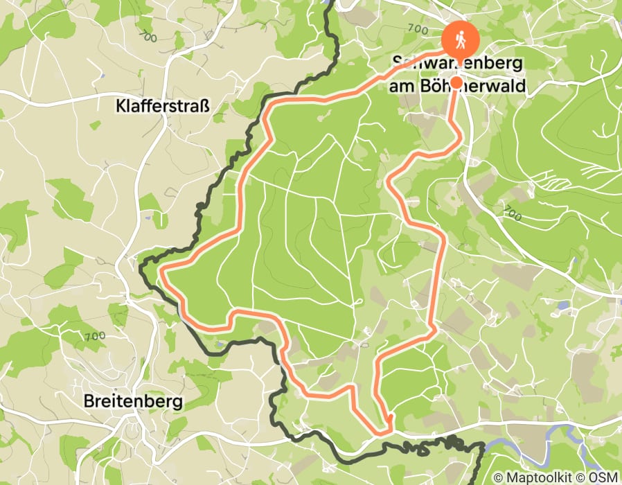 Karte der Tour