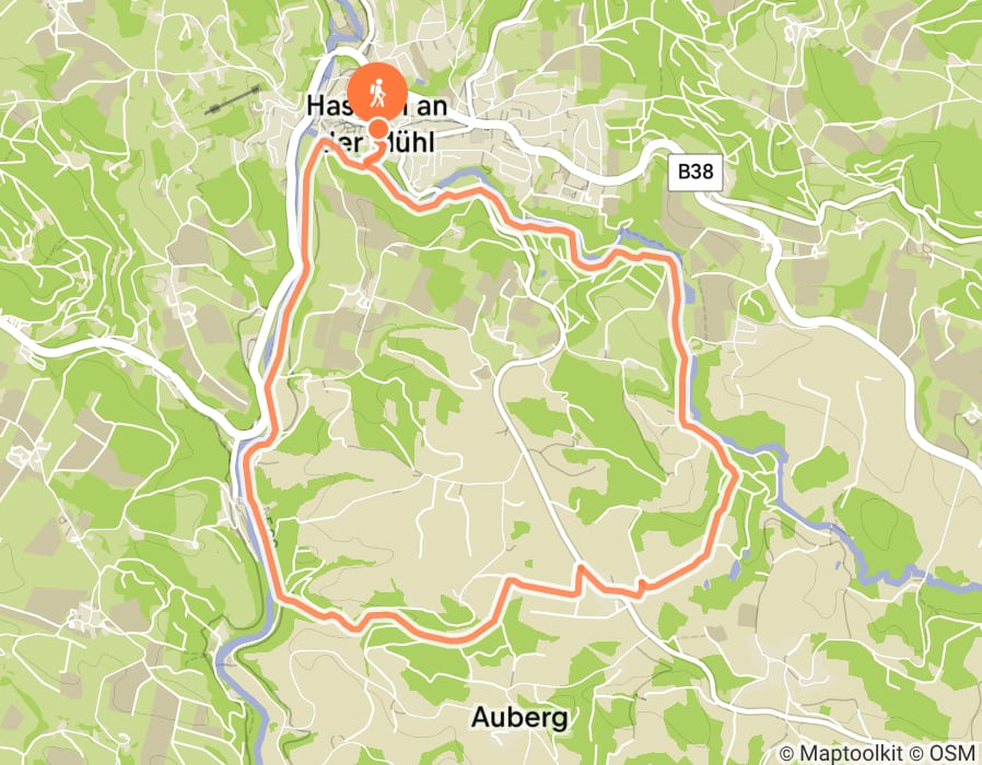 Karte der Tour