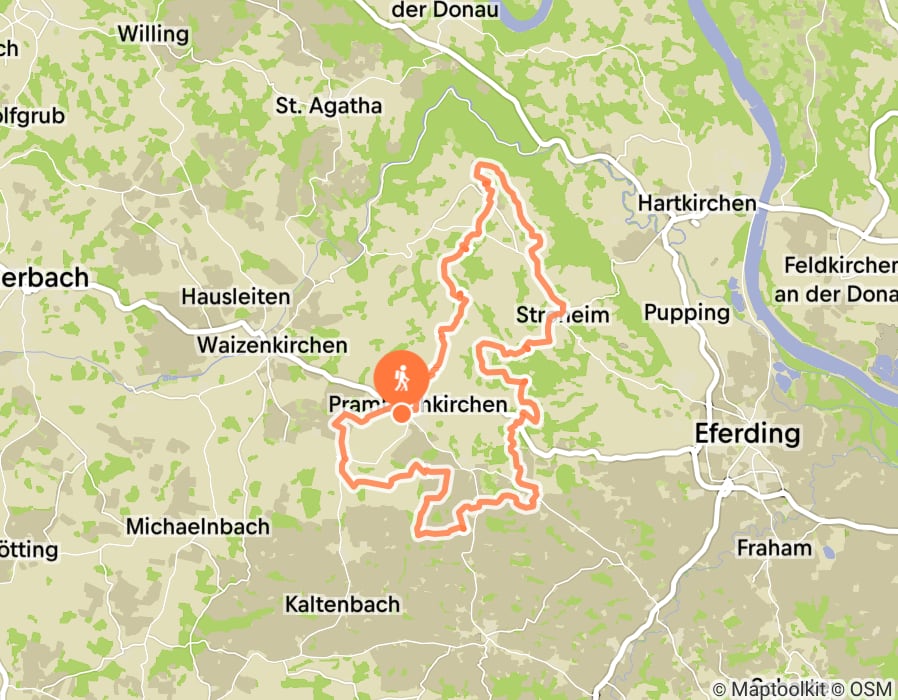 Karte der Tour