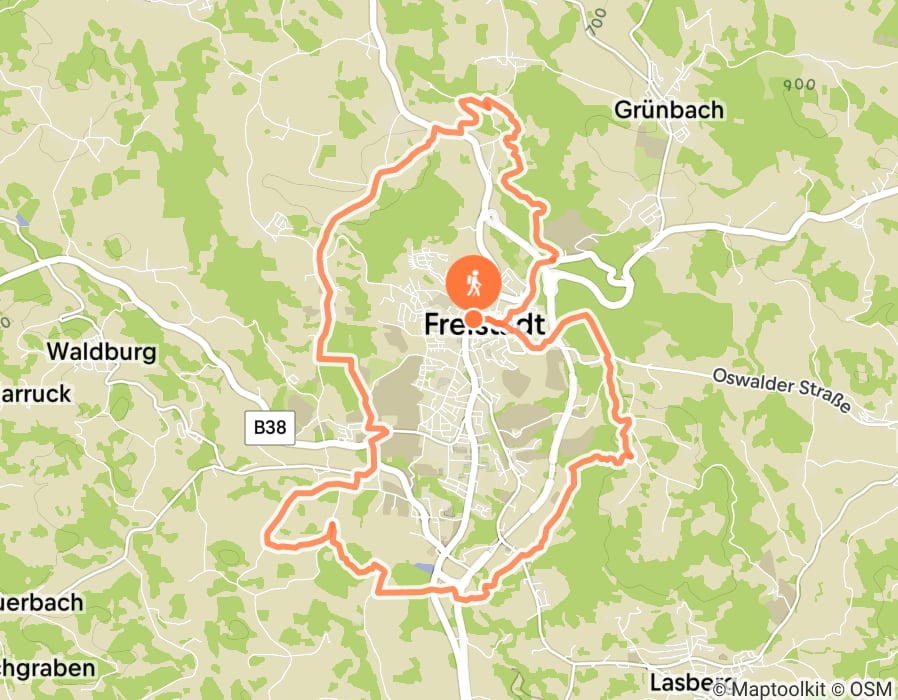 Karte der Tour