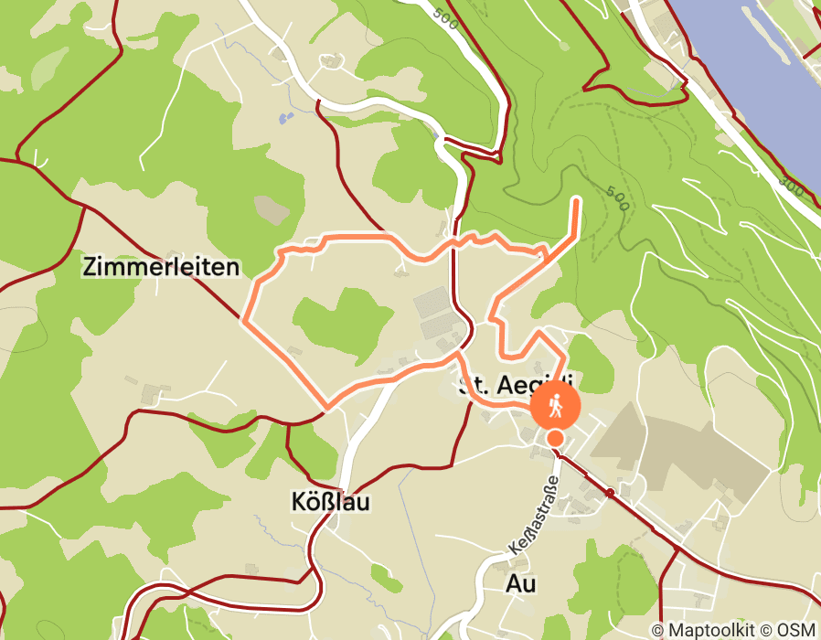 Karte der Tour