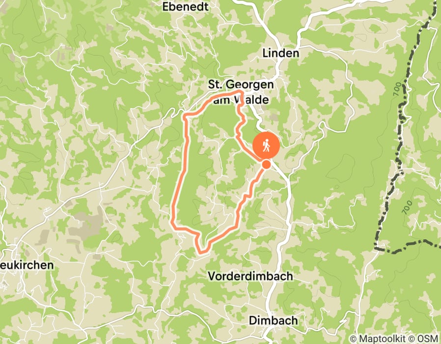 Karte der Tour