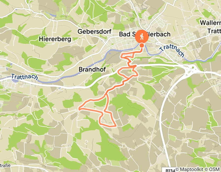Karte der Tour