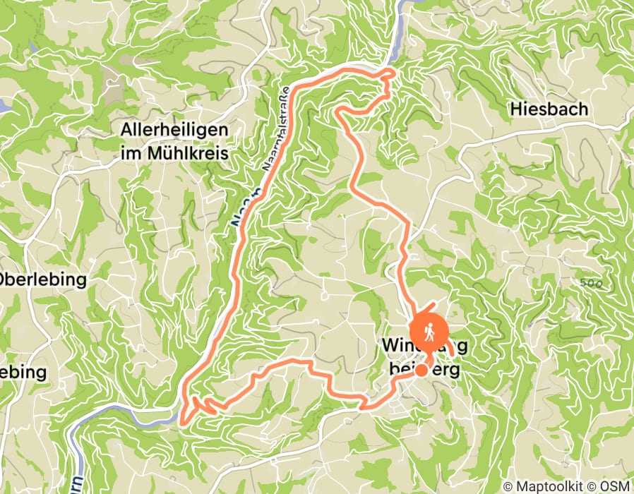 Karte der Tour