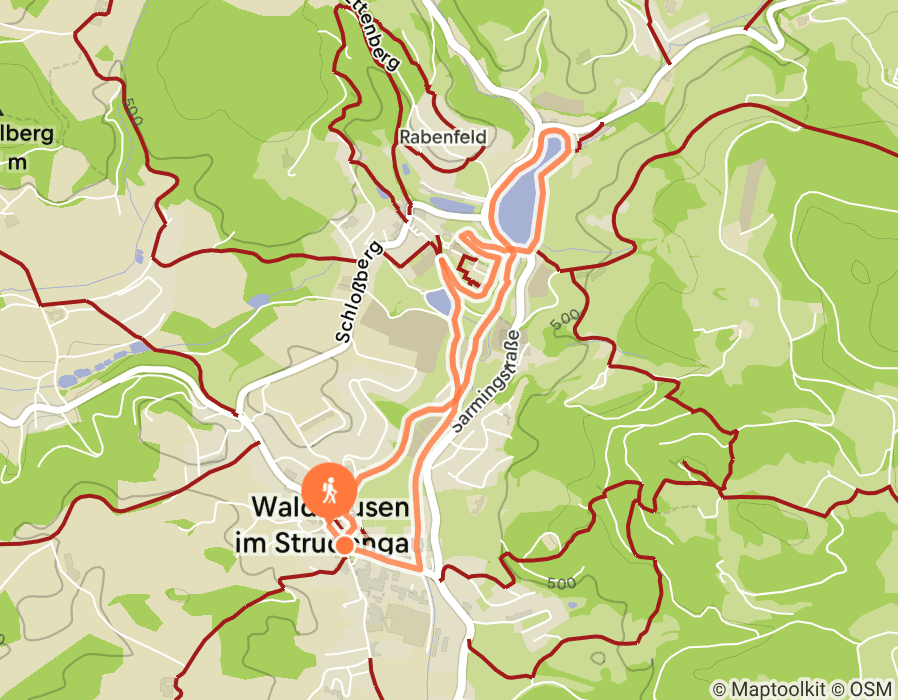 Karte der Tour